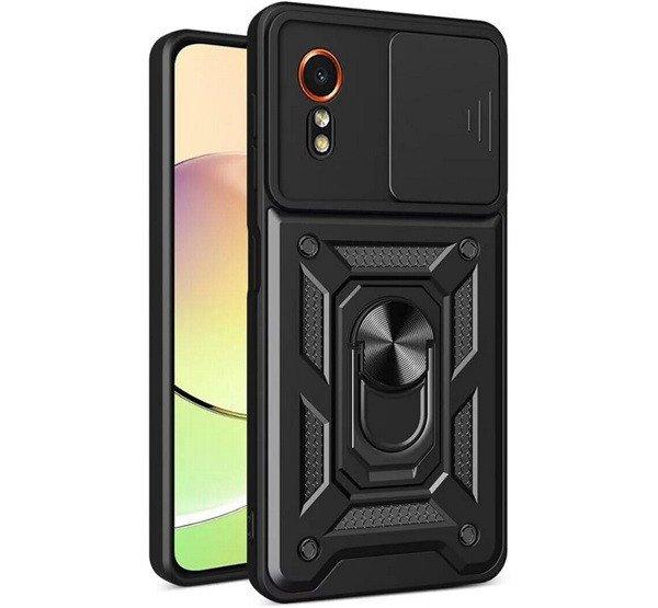 Defender szilikon telefonvédő (ütésállóság, tartógyűrű, kameravédő)
FEKETE Samsung Galaxy Xcover 7 (SM-G556)
