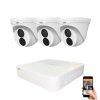 Uniview 3 dome kamers IP kamera rendszer 4MP