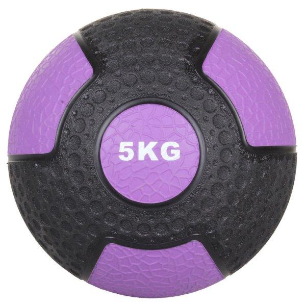Dimple medicine ball, rubber weight 5 kg