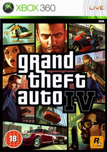 GTA Grand Theft Auto 4 Xbox360 játék