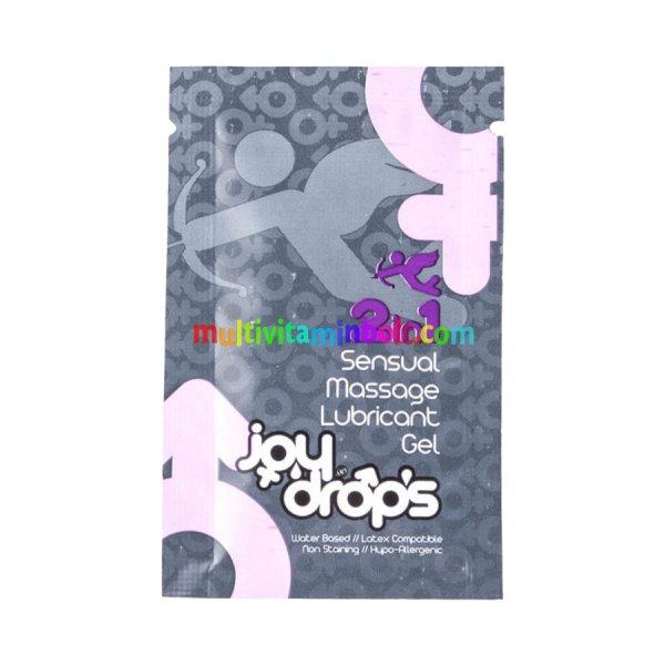 JoyDrops 2in1 sensual massage síkosító (5ml)