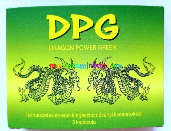 Dragon Power GREEN 3 db kapszula, potencianövelő, vágyfokozó Férfiaknak,
mennyiségi kedvezmény, ÚJ, 2022