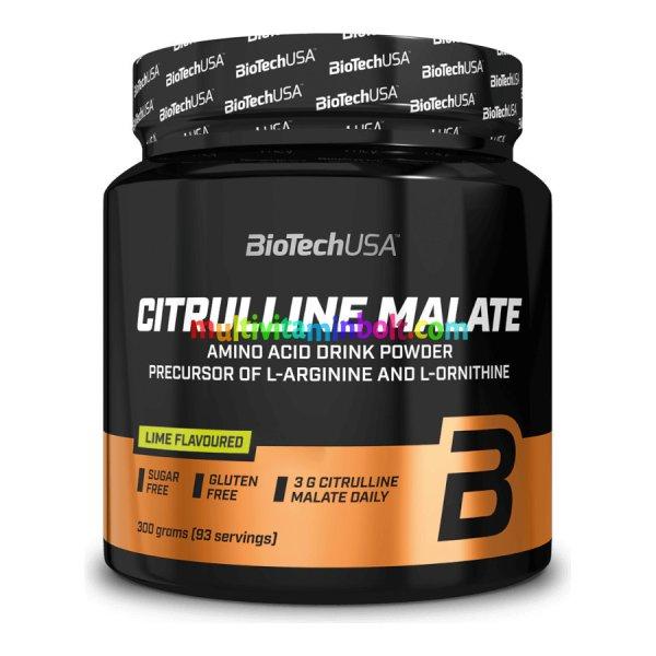 Citrulline Malate 300g lime - BioTech USA