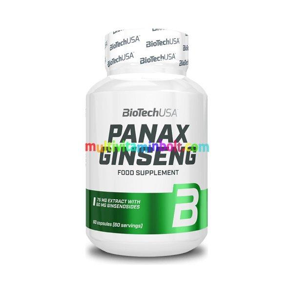 Panax Ginseng 60 kapszula - BioTech USA