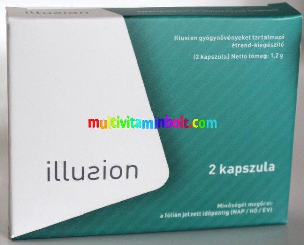 Illusion 2 db kapszula gyógynövényekkel, természetes potencianövelés Urak
részére