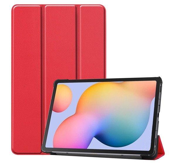 Tok álló, bőr hatású (FLIP, oldalra nyíló, TRIFOLD, asztali tartó) PIROS
Samsung Galaxy Tab S6 Lite 10.4 WIFI (SM-P610) 2020, Samsung Galaxy Tab S6 Lite
10.4 LTE (SM-P615) 2020, Samsung Galaxy Tab S6 Lite 10.4 WIFI (SM-P613) 2022,
Samsung Gala
