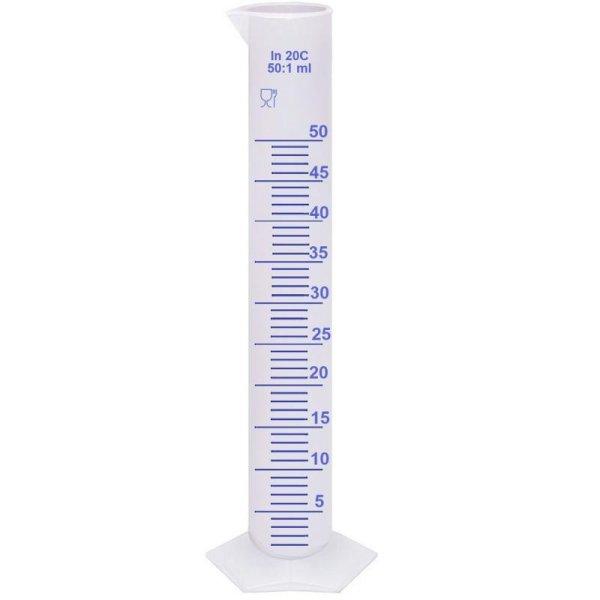 Műanyag mérőhenger (50ml)