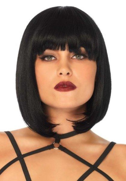 Leg avenue - short natural bob wig black