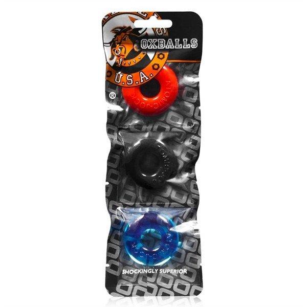Oxballs - Ringer Cock Ring 3-Pack Péniszgyűrű 