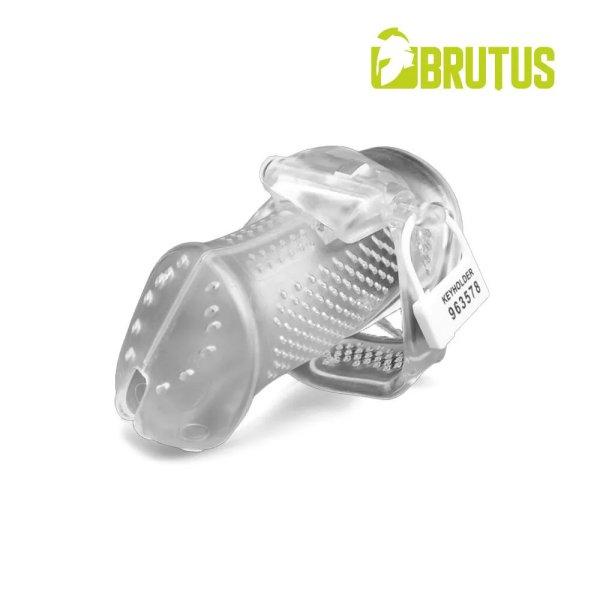 BRUTUS Airmesh Chastity Cage - Clear Farokketrec