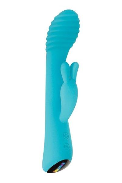 Evolved - Aqua Bunny Blue Klitoriszkaros vibrátor