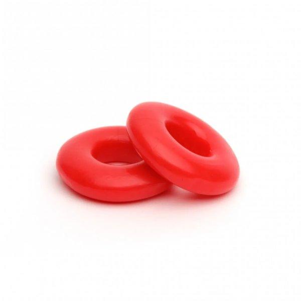  Sport Fucker - Stacker Rings 2-Pack Red péniszgyűrű