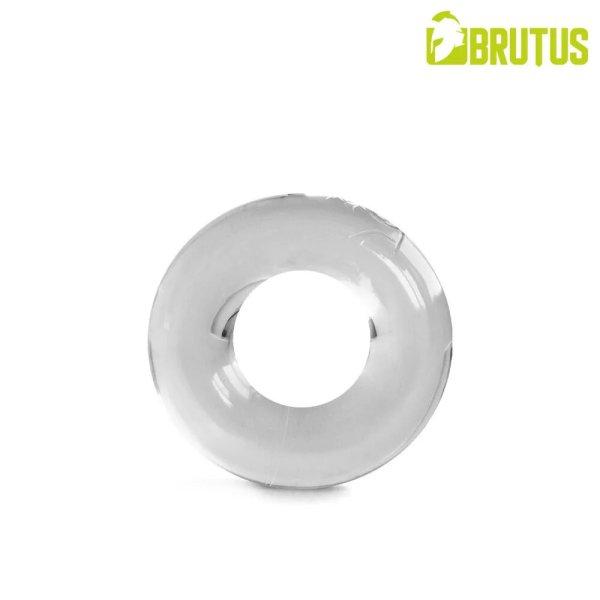 Brutus - Stretto Fat Stretchy Cockring Clear péniszgyűrű