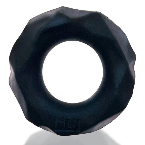 Hünkyjunk FRACTAL Cockring Black péniszgyűrű