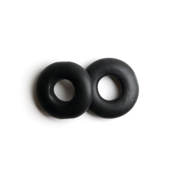  Sport Fucker - Stacker Rings 2-Pack Black péniszgyűrű