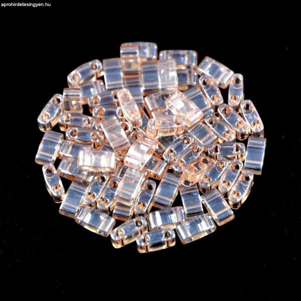 Miyuki féltila gyöngy - 365 - Light Shell Pink Luster - 2.3x5mm