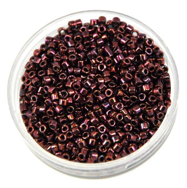 Miyuki delica gyöngy 0012 - metál málna - 11/0 - 50g-AKCIOS