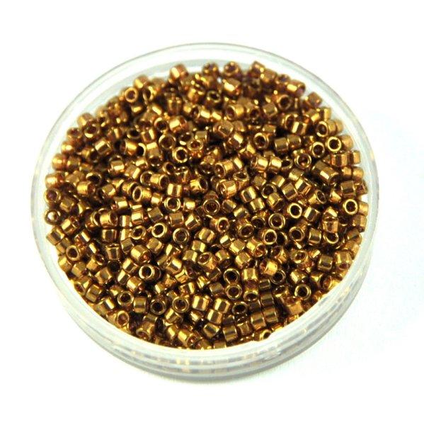 Miyuki delica gyöngy 0022L - Metallic Light Bronze - 11/0 - 50g-AKCIOS