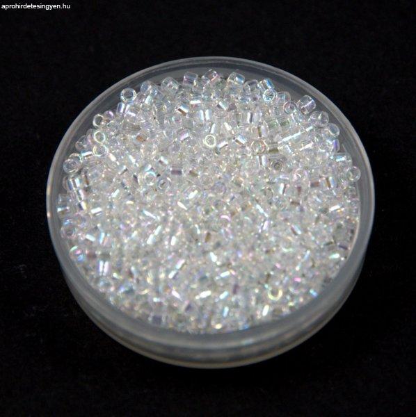 Miyuki delica gyöngy 0051 - kristály ab - 11/0 - 50g-AKCIOS