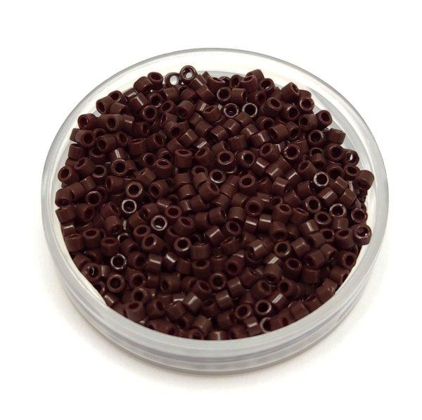 Miyuki delica gyöngy 1134 - telt sötét bordó - 11/0 - 50g-AKCIOS
