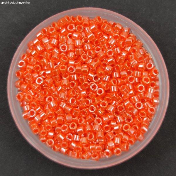 Miyuki delica gyöngy 1563 - Opaque Mandarine Luster - 11/0 - 50g-AKCIOS