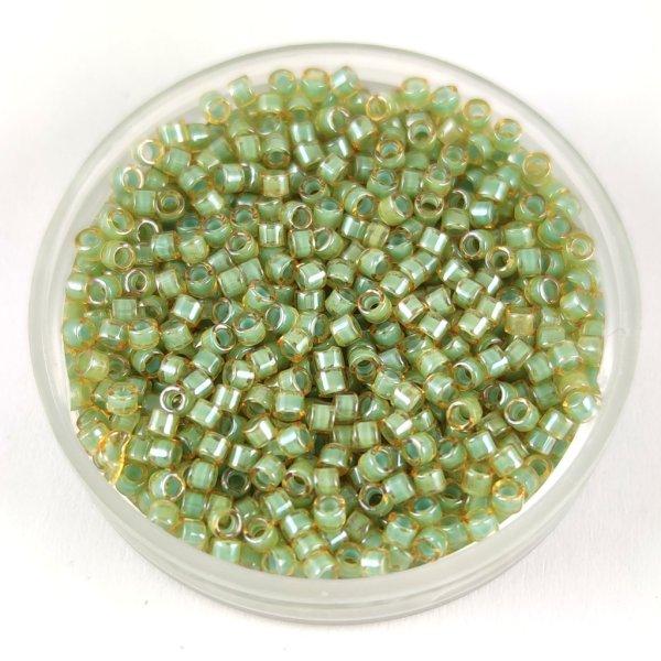 Miyuki delica gyöngy 2052 - luminous asparagus green - 11/0 50g-AKCIOS