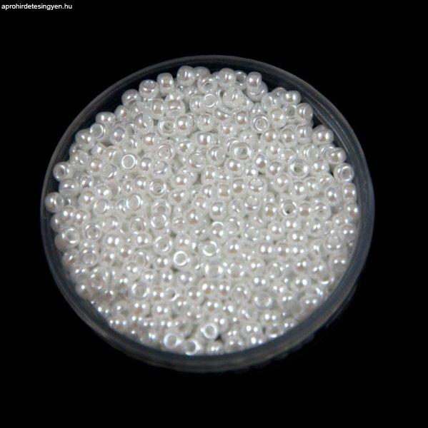 Miyuki kásagyöngy - 420 - Pearl Luster White - méret:15/0 - 50g-AKCIOS