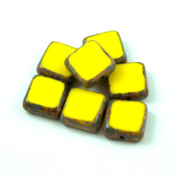 Cseh table cut gyöngy - hosszában fúrt négyzet - 83120-86800 - Yellow
Travertine - 10mm (10db)