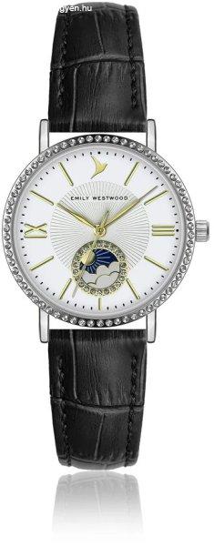 Emily Westwood Croco Black Silver EKB-BC001Q18S