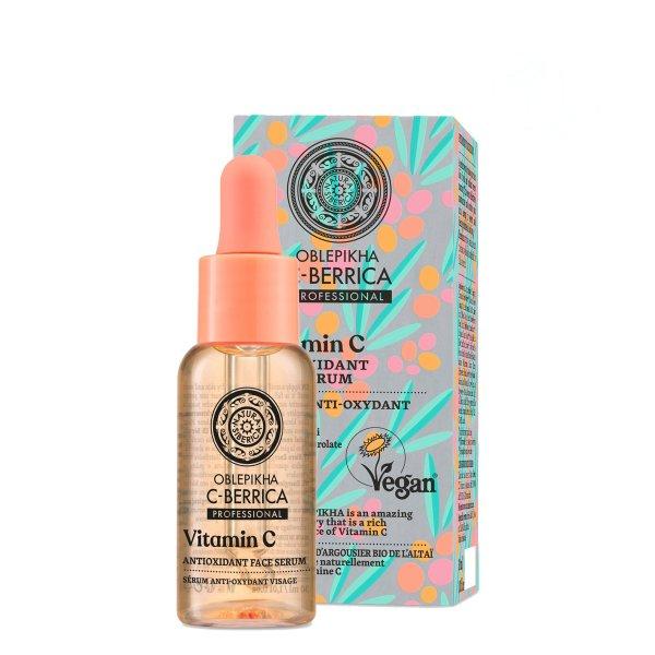 Natura Siberica Antioxidáns arcszérum Oblepikha C-Berrica C-vitamin
(Antioxidant Face Serum) 30 ml