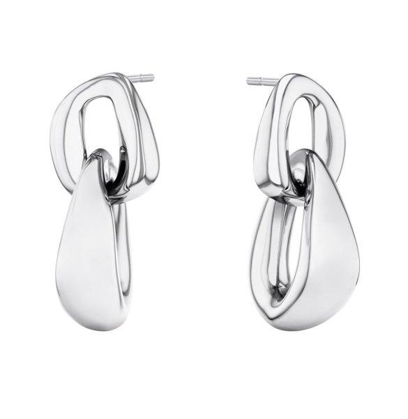 Calvin Klein Divatos acél fülbevaló Statement Links 35000654