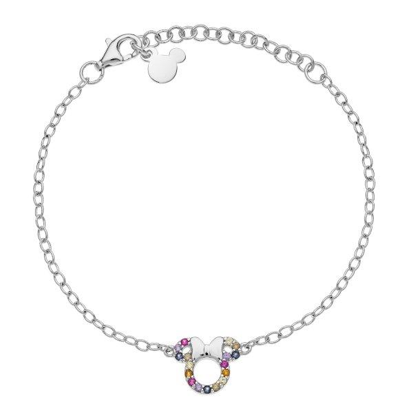 Disney Bájos ezüst karkötő Minnie Mouse BS00046SZML-55.CS