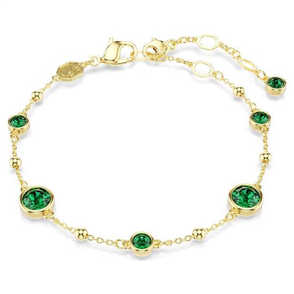 Swarovski Divatos aranyozott karkötő kristályokkal Imber 5730676