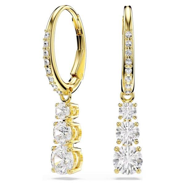 Swarovski Csillogó aranyozott fülbevaló Stilla Attract 5723300