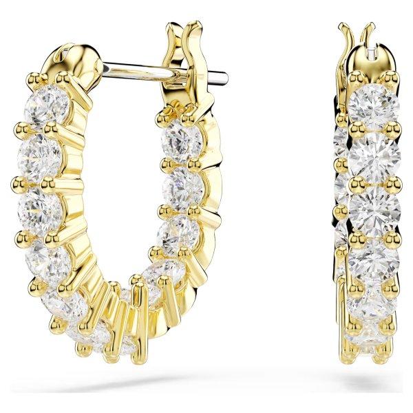 Swarovski Aranyozott karika fülbevaló cirkónium kövekkel Matrix Vittore
5733398