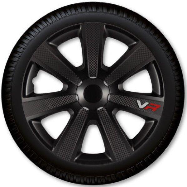 VR Carbon Black 15" dísztárcsa szett 4 darabos