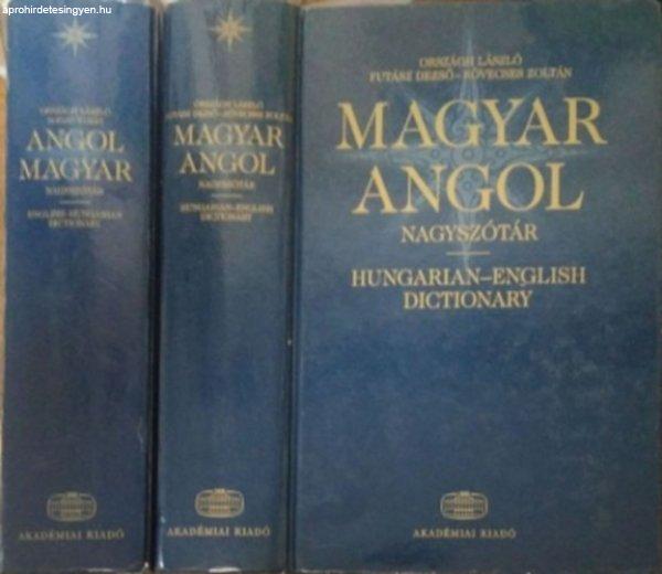 Angol-magyar és Magyar-angol Nagyszótár - Országh László; Futász Dezső;
Kövecses Zoltán; Magay Tamás