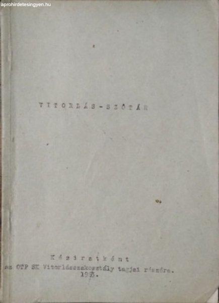 Vitorlás-szótár - 
