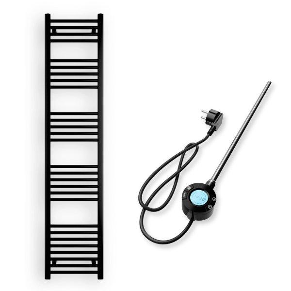 Törölközőszárító radiátor elektromos fűtőpatronnal 40 x 180 cm - Nero
Italia S-600W (fekete)