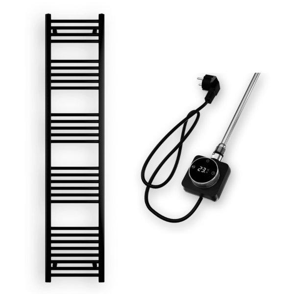 Törölközőszárító radiátor elektromos fűtőpatronnal 40 x 180 cm - Nero
Italia AF-14-600W (fekete)