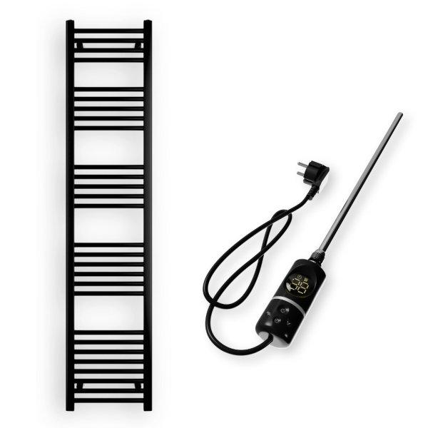 Törölközőszárító radiátor elektromos fűtőpatronnal 40 x 180 cm - Nero
Italia C-600W (fekete)