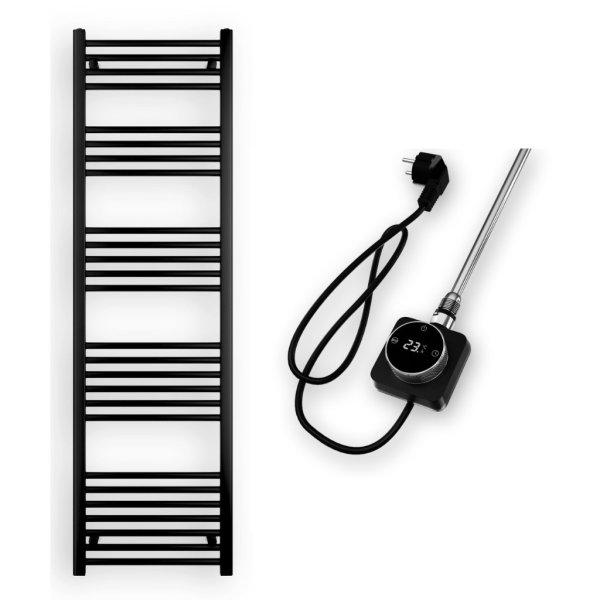 Törölközőszárító radiátor elektromos fűtőpatronnal 50 x 170 cm - Nero
Italia AF-14-600W (fekete)