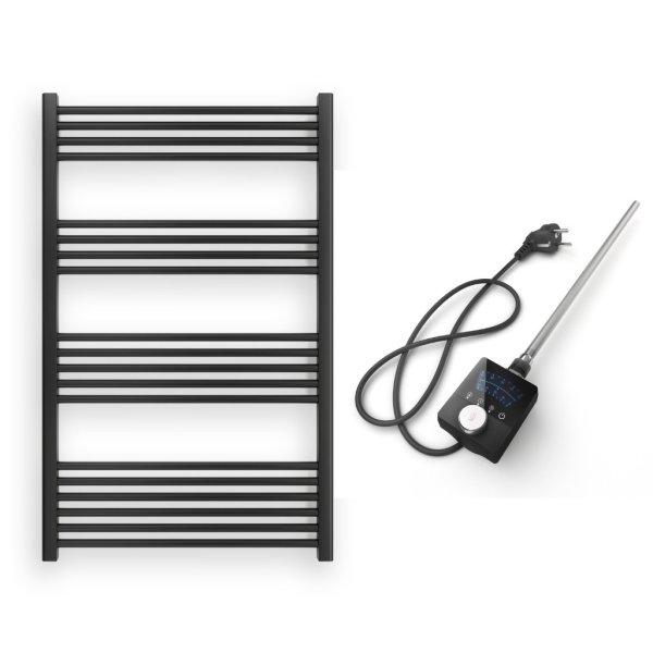 Törölközőszárító radiátor elektromos fűtőpatronnal 75 x 120 cm - Nero
Italia AF-13-400W (fekete)