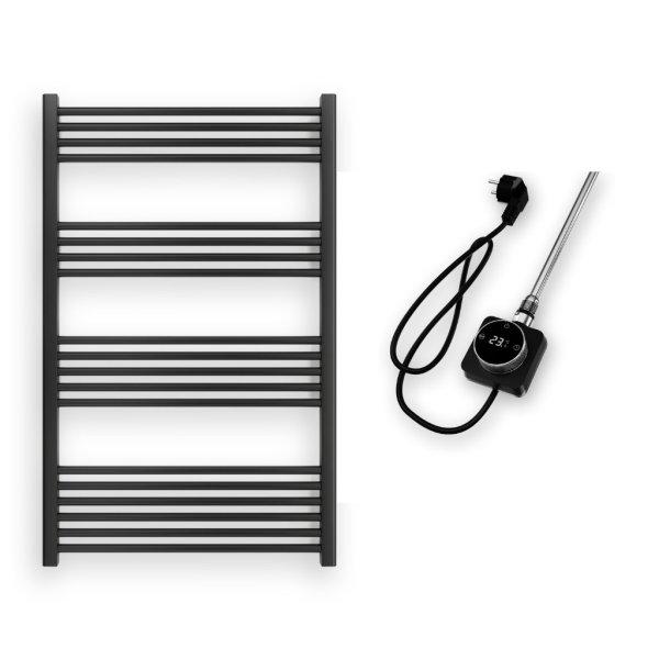 Törölközőszárító radiátor elektromos fűtőpatronnal 75 x 120 cm - Nero
Italia AF-14-400W (fekete)