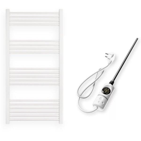 Törölközőszárító radiátor elektromos fűtőpatronnal 60 x 120 cm - Nero
Italia C-400W (fehér)