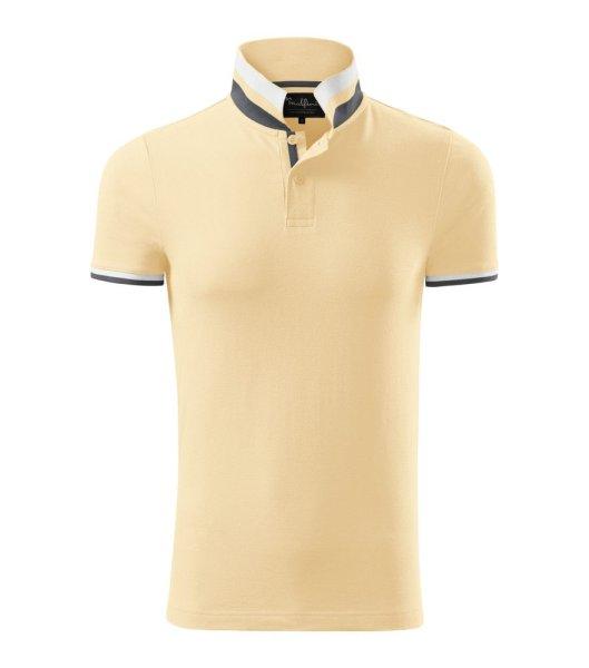 MALFINI Férfi galléros póló Collar Up - Bourbon vanilla | S