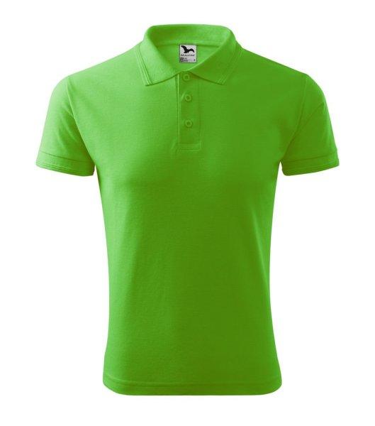 MALFINI Férfi galléros póló Pique Polo - Apple green | S