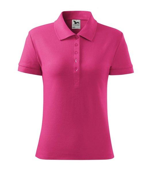 MALFINI Női galléros póló Cotton - Bíborvörös | XL