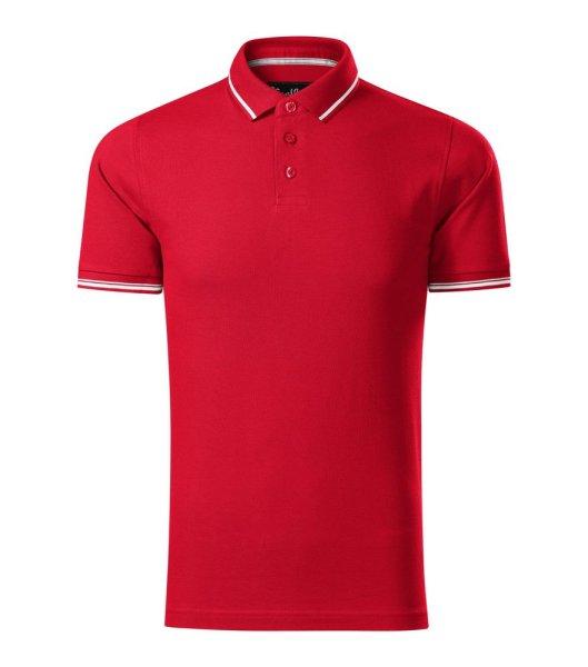 MALFINI Pique férfi galléros póló Perfection Plain - Élénk piros | S