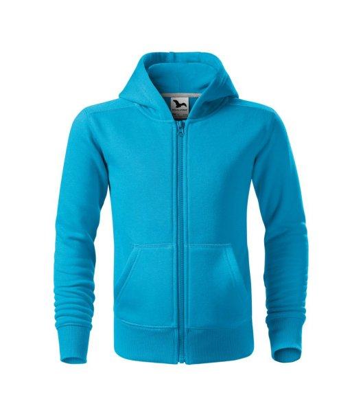 MALFINI Gyerek felső Trendy Zipper - Türkiz | 122 cm (6 éves)